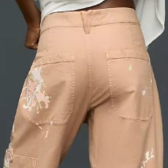 Brand New Pilcro Millie Low-Slung Barrel Pants - Picture 7 of 16